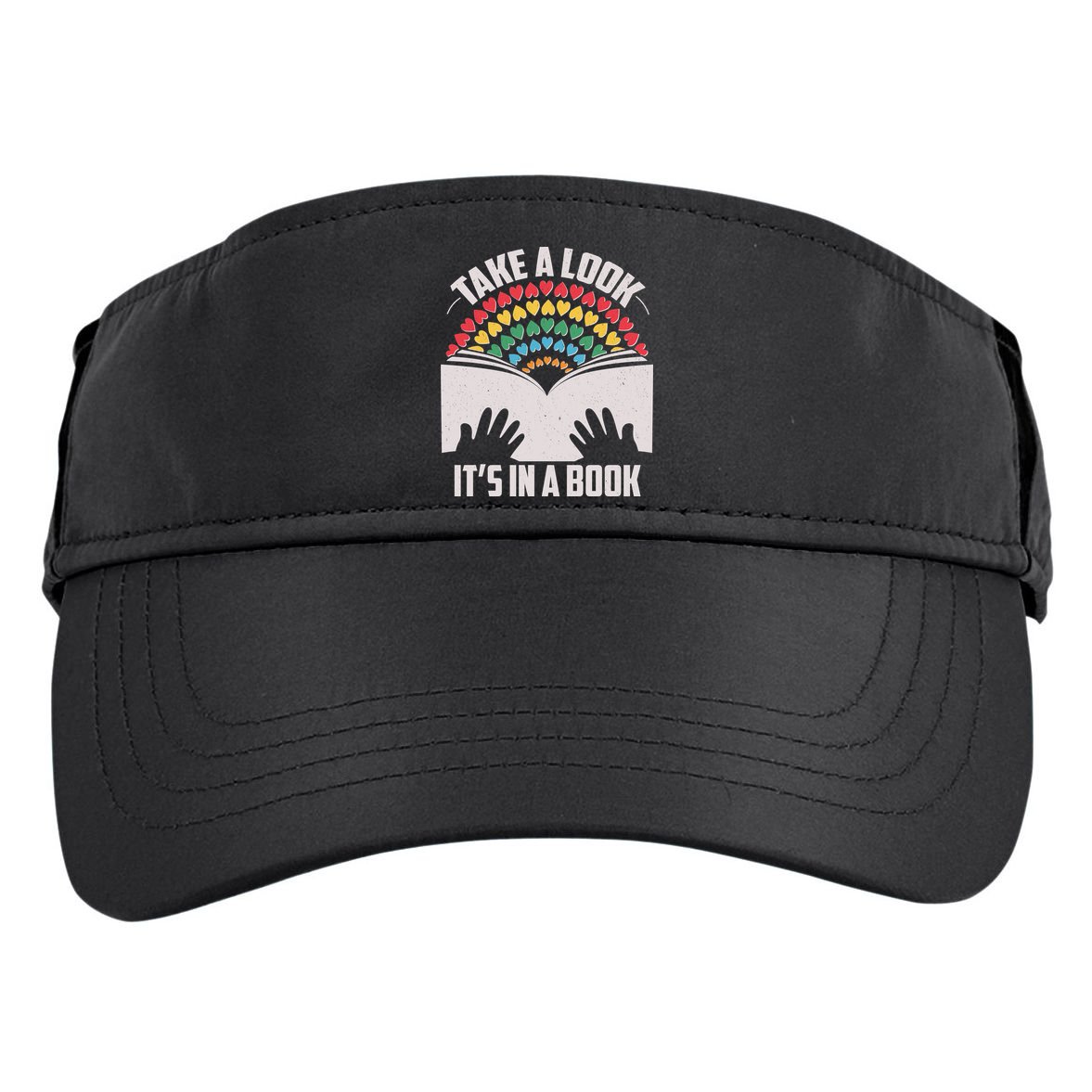 Cute Take A Look It's In A Book Adult Drive Performance Visor