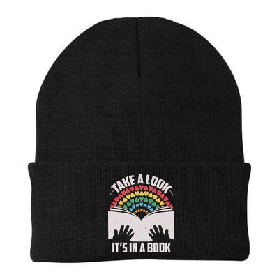 Cute Take A Look It's In A Book Beanie