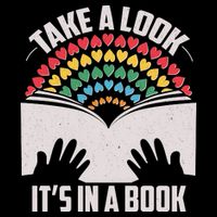 Cute Take A Look It's In A Book 16 in Basic Backpack
