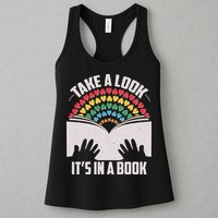 Cute Take A Look It's In A Book Womens Tank Top