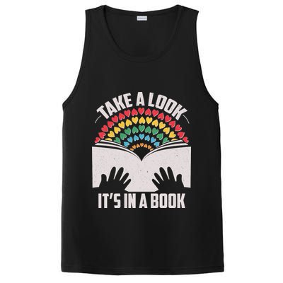 Cute Take A Look It's In A Book PosiCharge Competitor Tank