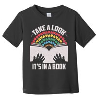 Cute Take A Look It's In A Book Toddler T-Shirt