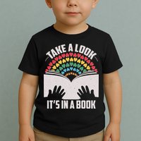 Cute Take A Look It's In A Book Toddler T-Shirt