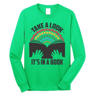 Cute Take A Look It's In A Book Long Sleeve Shirt