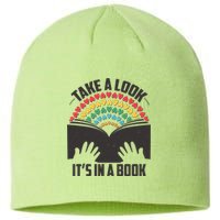 Cute Take A Look It's In A Book Sustainable Beanie