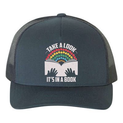 Cute Take A Look It's In A Book Yupoong Adult 5-Panel Trucker Hat