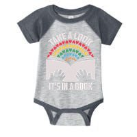 Cute Take A Look It's In A Book Infant Baby Jersey Bodysuit