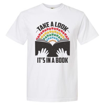 Cute Take A Look It's In A Book Garment-Dyed Heavyweight T-Shirt