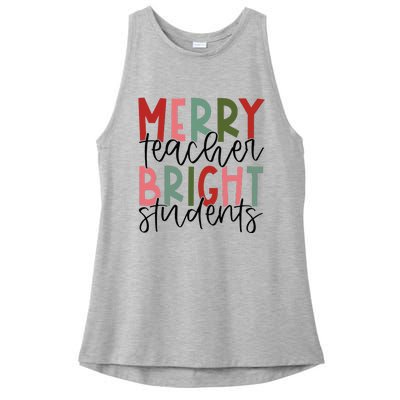 Christmas Teacher Appreciation Gift Ladies PosiCharge Tri-Blend Wicking Tank