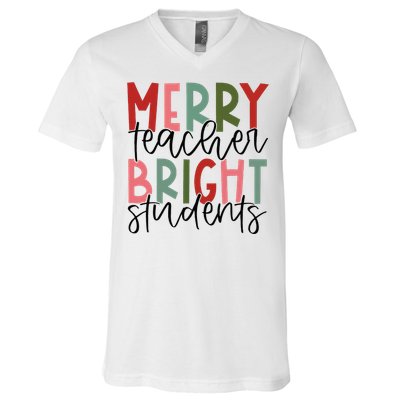 Christmas Teacher Appreciation Gift V-Neck T-Shirt