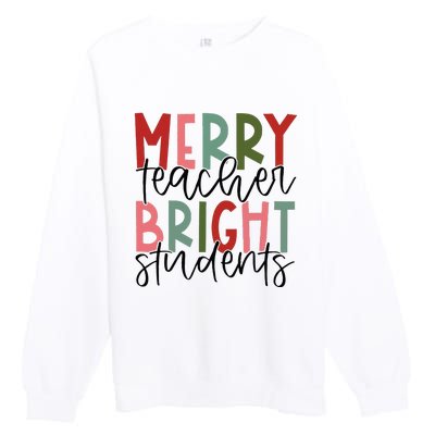 Christmas Teacher Appreciation Gift Premium Crewneck Sweatshirt