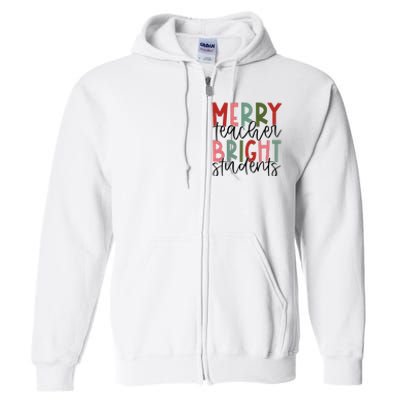 Christmas Teacher Appreciation Gift Full Zip Hoodie