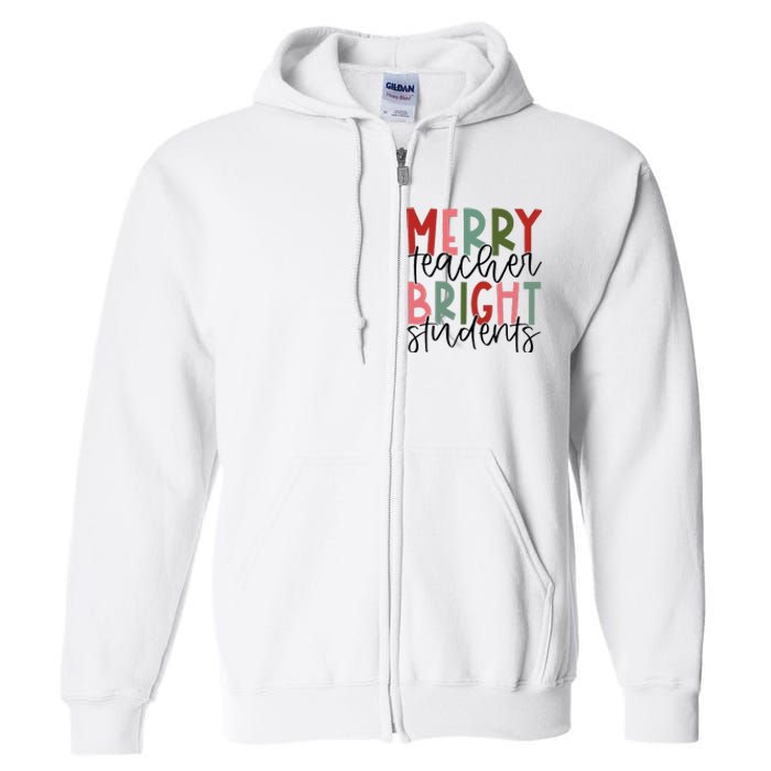 Christmas Teacher Appreciation Gift Full Zip Hoodie