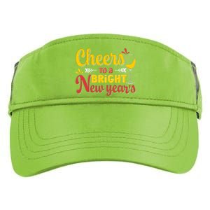 Cheers To A Bright New Year Celebration Adult Drive Performance Visor