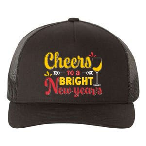 Cheers To A Bright New Year Celebration Yupoong Adult 5-Panel Trucker Hat