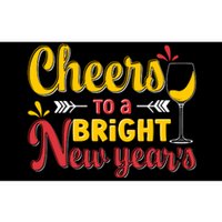 Cheers To A Bright New Year Celebration Bumper Sticker