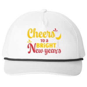 Cheers To A Bright New Year Celebration Snapback Five-Panel Rope Hat