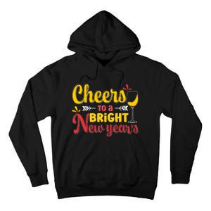 Cheers To A Bright New Year Celebration Tall Hoodie