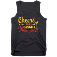 Cheers To A Bright New Year Celebration Tank Top