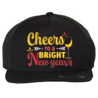 Cheers To A Bright New Year Celebration Wool Snapback Cap