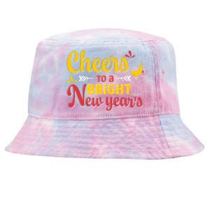 Cheers To A Bright New Year Celebration Tie-Dyed Bucket Hat