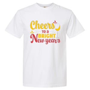 Cheers To A Bright New Year Celebration Garment-Dyed Heavyweight T-Shirt