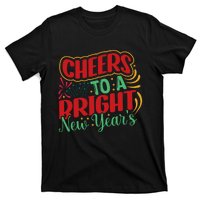 Cheers To A Bright New Year Celebration Graphic T-Shirt