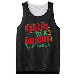 Cheers To A Bright New Year Celebration Graphic Mesh Reversible Basketball Jersey Tank