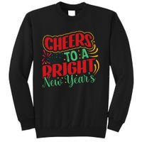 Cheers To A Bright New Year Celebration Graphic Tall Sweatshirt