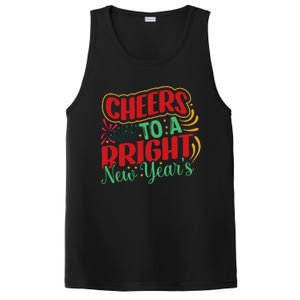 Cheers To A Bright New Year Celebration Graphic PosiCharge Competitor Tank