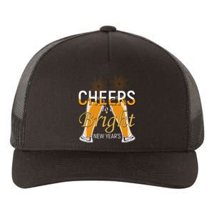 Cheers To A Bright New Year Celebration Yupoong Adult 5-Panel Trucker Hat