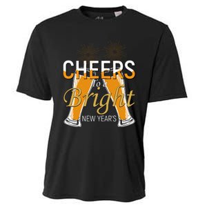 Cheers To A Bright New Year Celebration Cooling Performance Crew T-Shirt