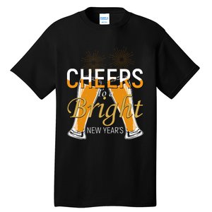 Cheers To A Bright New Year Celebration Tall T-Shirt