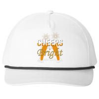 Cheers To A Bright New Year Celebration Snapback Five-Panel Rope Hat