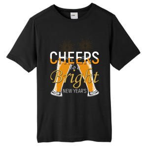 Cheers To A Bright New Year Celebration Tall Fusion ChromaSoft Performance T-Shirt