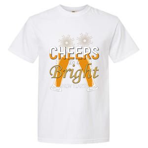 Cheers To A Bright New Year Celebration Garment-Dyed Heavyweight T-Shirt