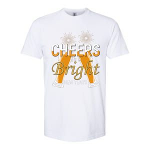 Cheers To A Bright New Year Celebration Softstyle CVC T-Shirt