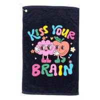 Cute Teacher Appreciation Back To School Platinum Collection Golf Towel