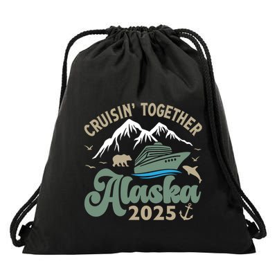 Cruising Together Alaska 2025 Drawstring Bag