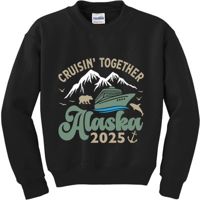 Cruising Together Alaska 2025 Kids Sweatshirt