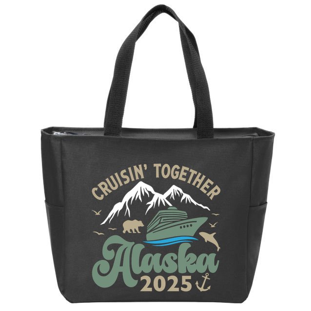Cruising Together Alaska 2025 Zip Tote Bag