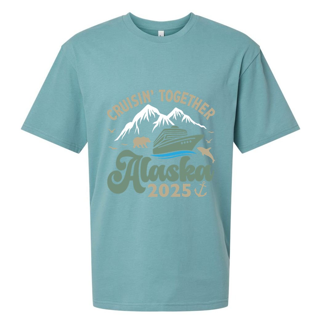 Cruising Together Alaska 2025 Sueded Cloud Jersey T-Shirt