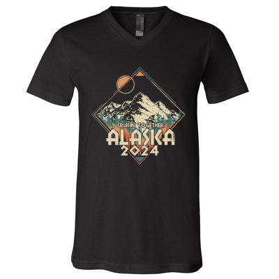 Cruisin Together Alaska 2024 Gift V-Neck T-Shirt