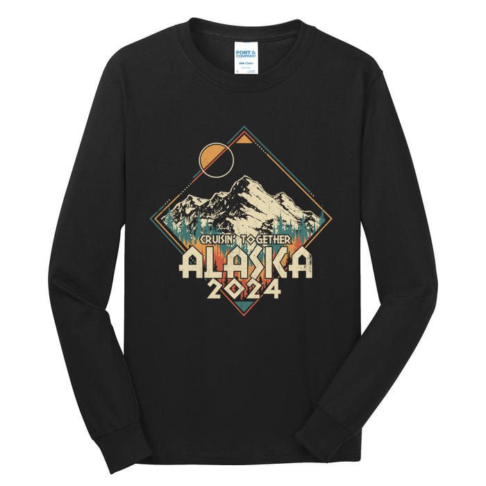 Cruisin Together Alaska 2024 Gift Tall Long Sleeve T-Shirt