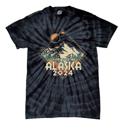 Cruisin Together Alaska 2024 Gift Tie-Dye T-Shirt