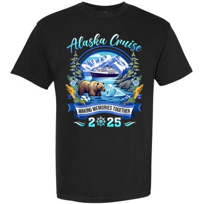 Cruisin Together Alaska 2025 Family Friend Alaska Cruise Garment-Dyed Heavyweight T-Shirt