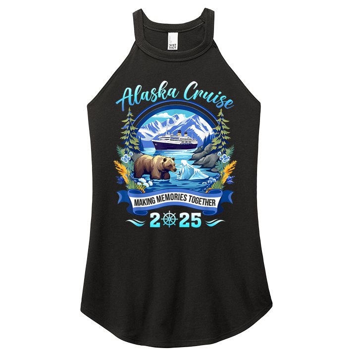 Cruisin Together Alaska 2025 Family Friend Alaska Cruise Women's Perfect Tri Rocker Tank