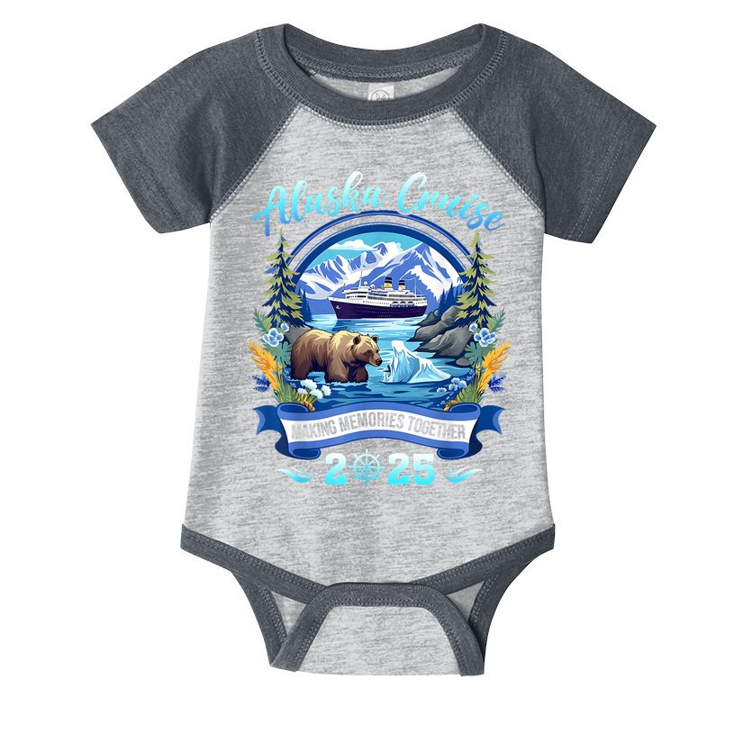Cruisin Together Alaska 2025 Family Friend Alaska Cruise Infant Baby Jersey Bodysuit