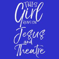 Cute Theater Actor Gift This Girl Runs On Jesus And Theatre Bag