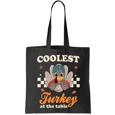 Coolest Turkey At The Table Cute Thanksgiving Bag